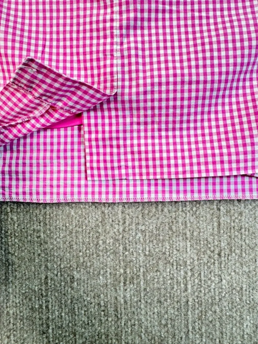 Ralph Lauren Golf Pink White Gingham Skirt Size 10 Vintage Preppy Barbie